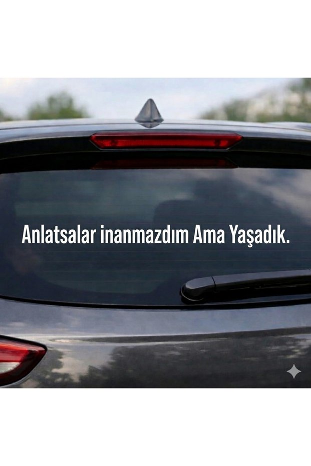 Car Rear Lettering Sticker High Quality Sticker Model