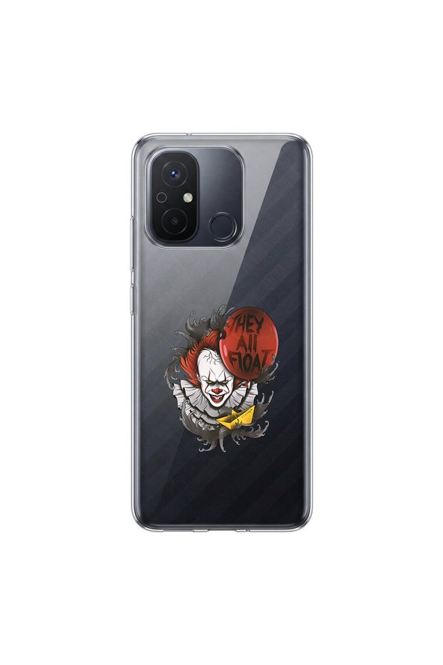Redmi 12C Compatible Horror 1 Design Transparent Case