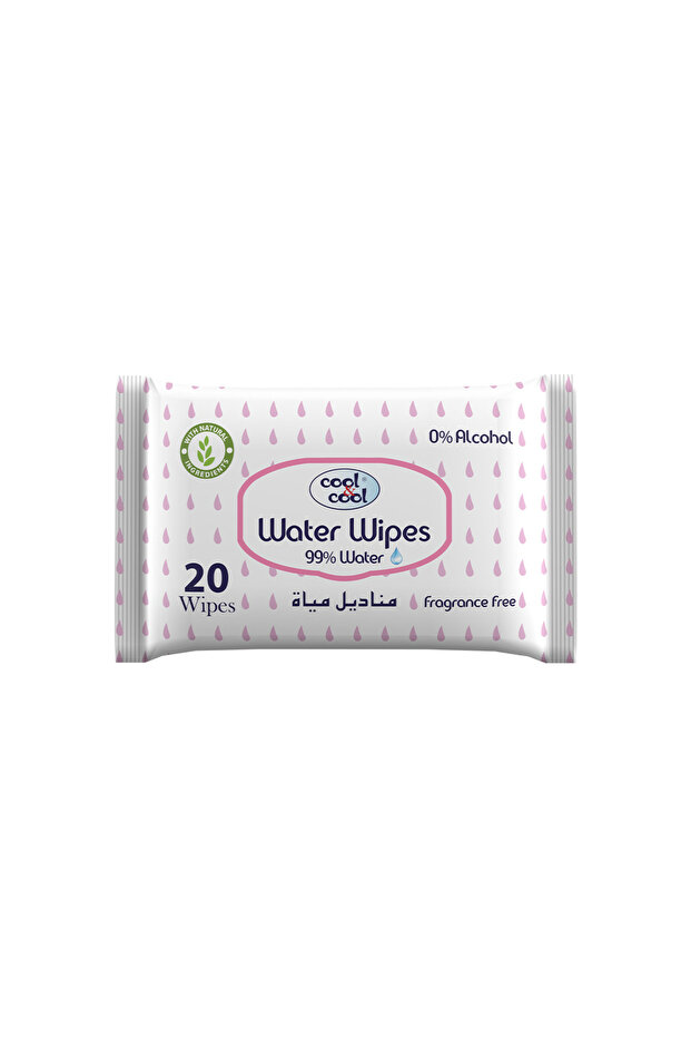 Baby Water Wipes,20, White