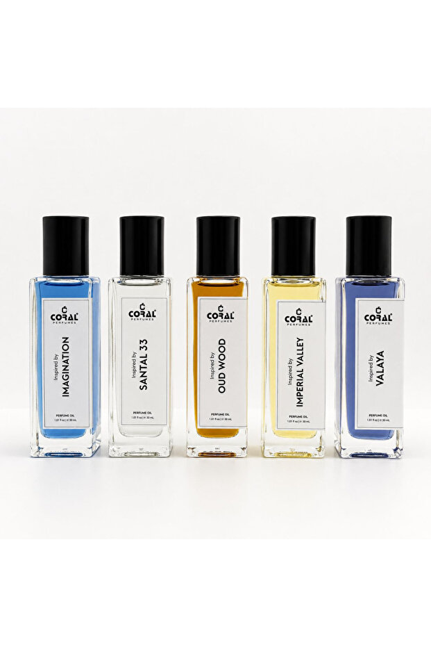 Premium Oil Combo - 30 ml x 5 Perfume Oils Set