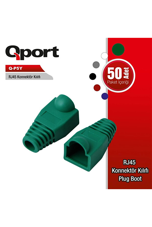Q-P5Y 50 Li Green Rj45 Case