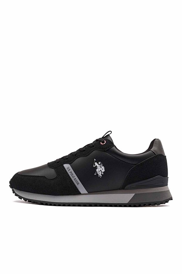 Men's Classic Black Sneaker - Casual Comfortable Sole Sports Shoes