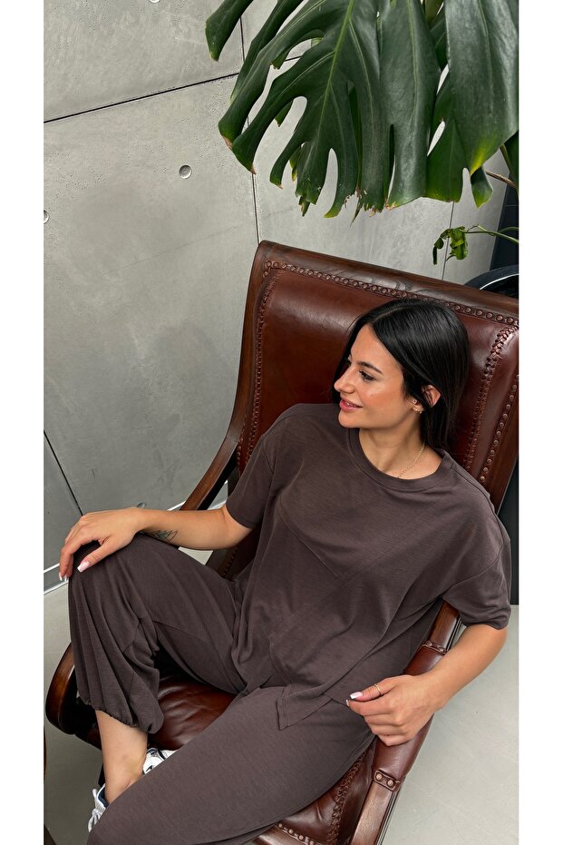 Mocha Flow Oversize Takım