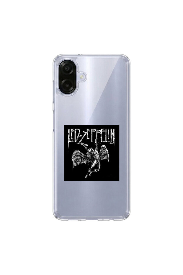 Samsung Galaxy A07 Compatible Metal 6 Design Transparent Case