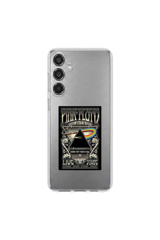 Samsung Galaxy M35 Compatible Metal 11 Design Transparent Case