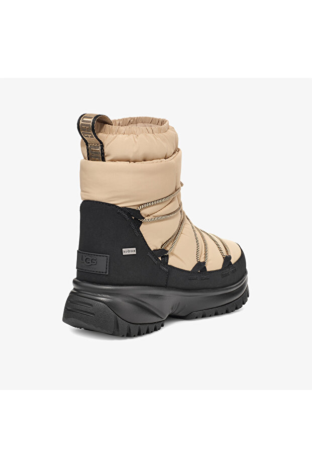 Yose Puffer Mid Kadın Krem Rengi Bot - 3