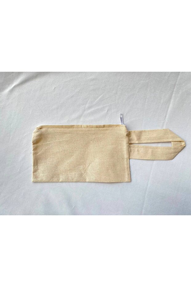 Kitçan Raw Cloth Pen Holder 10-Pack - 21X10 cm - Natural Fabric Suitable for Painting - Multi-Purpose Organizer