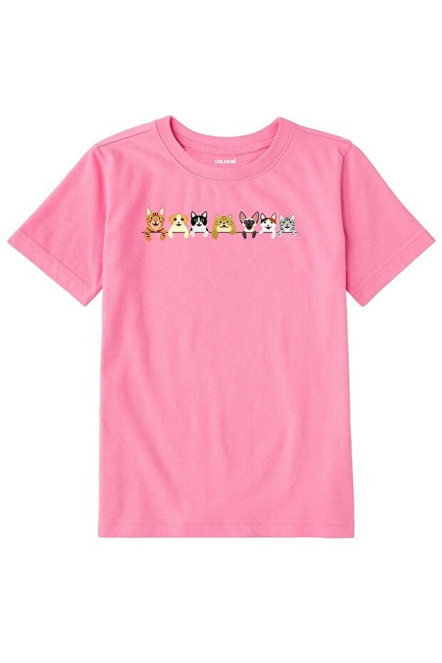 Kids' T-Shirt - Cute Cats Design
