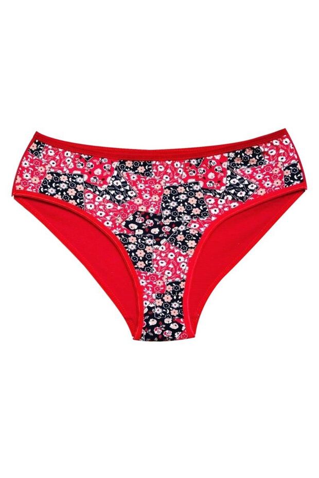 Cotton Wide Brim Lycra Patterned Bato Women's Panties Pattern 10