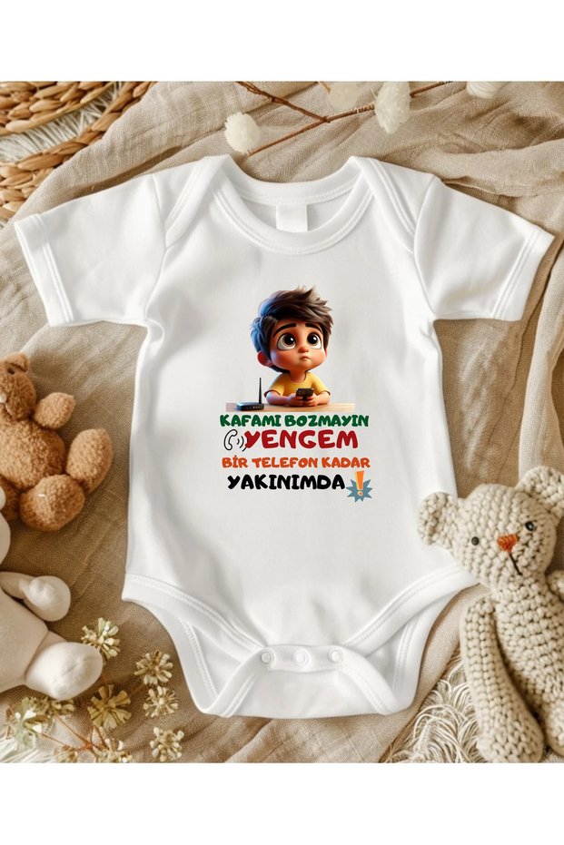 Yenge Written %100 Cotton Baby Bodysuit 224