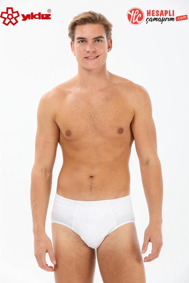 Premium Men's White 100% Cotton Single Jersey Fabric Comfortable Comfy Slip Underpants