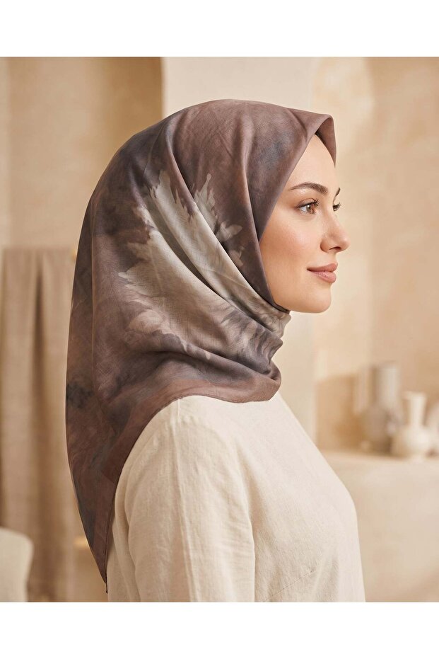 وشاح سلطان من القطن الطازج - نمط ديزي - SFE025-08