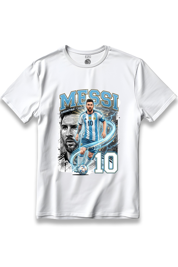 2026 World Cup Lionel Messi Footballer World Cup Printed T-Shirt Unisex 100% Cotton Breathable Thick Fabric T-Shirt