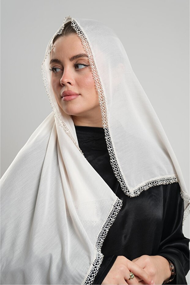 Stone Wedding Prayer Hijab Scarf Cut Fiber Beaded Laced 202213_46