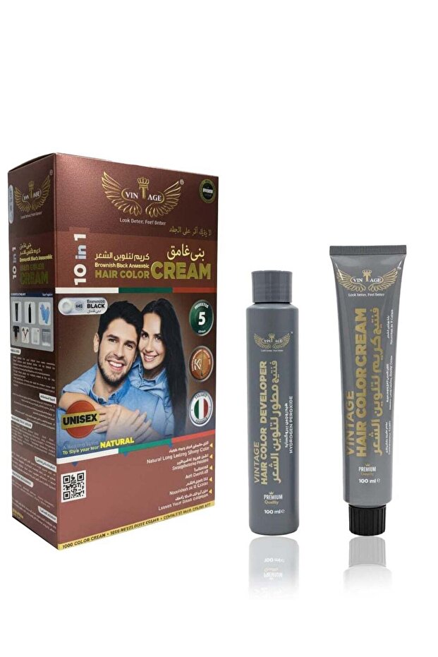 Apple Anaerobic Hair Cream – 100% Organic Hair Dye and Natural Hair Color Cream, 100ml (10-in-1)