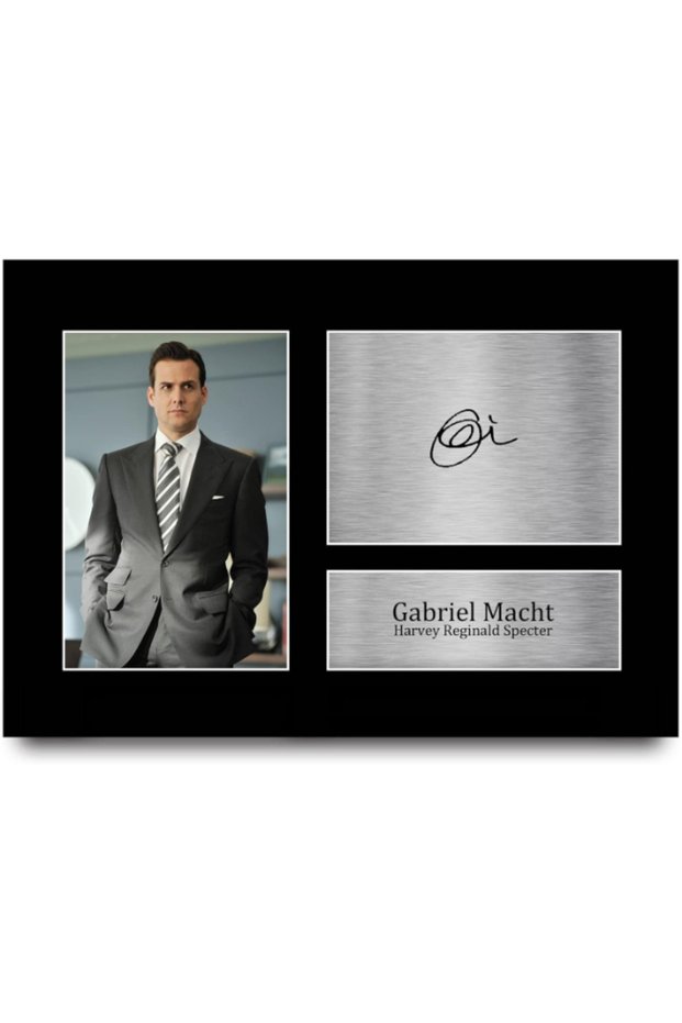 A4 Gabriel Macht Suits Gifts Printed Signed Autograph Picture for TV Show Fans