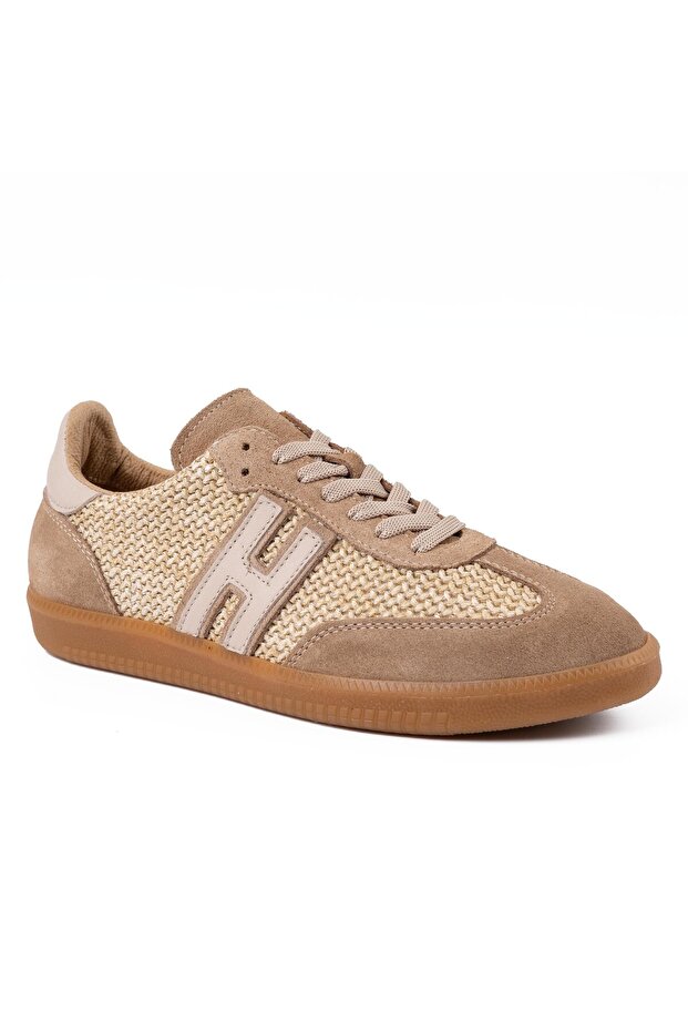 216 Genuine Leather Mesh Trendy Women's Shoes