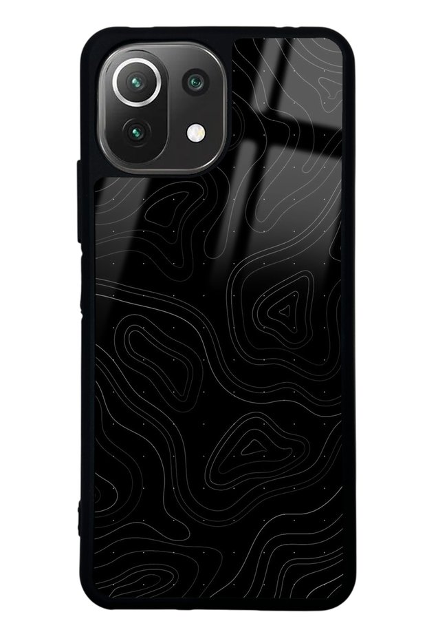 Xiaomi Mi 11 Lite Glossy Phone Case with Topo-Point Design