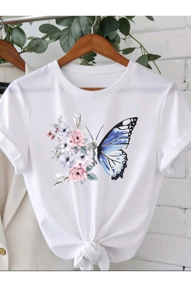 New Season Women's T-Shirt, Regular Fit, Breathable Soft Fabric