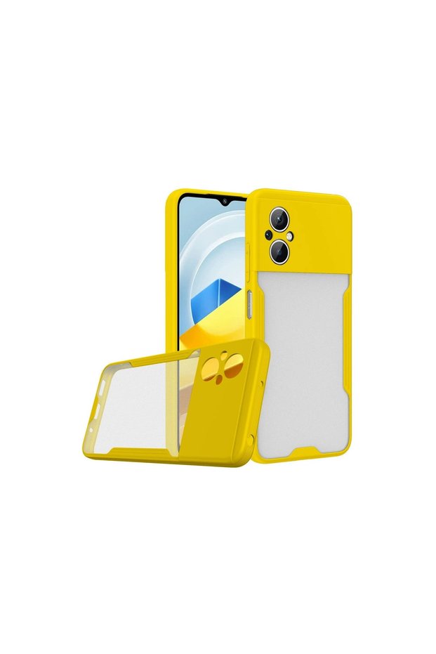 غلاف هاتف Xiaomi Poco M5 مصنوع من السيليكون البلاتيني - أصفر