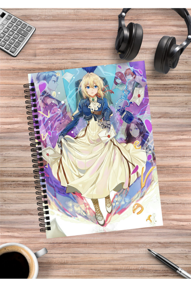 Violet Evergarden Anime Spiral Notebook A5 (50 Sheets)