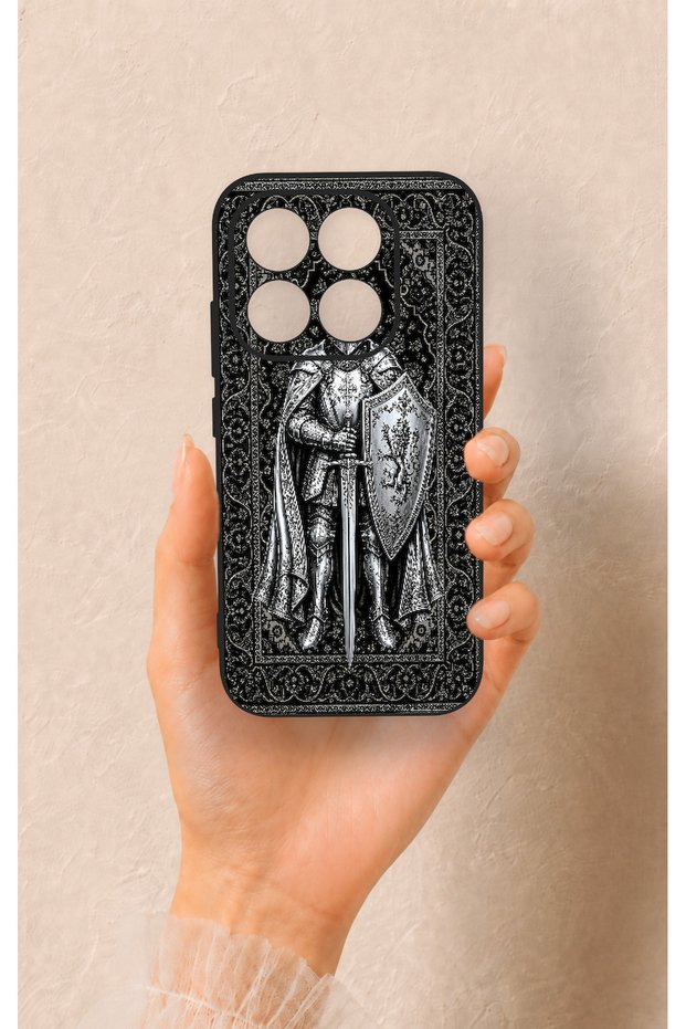 Mi 17 5g Compatible Knight Pattern Silicone Case