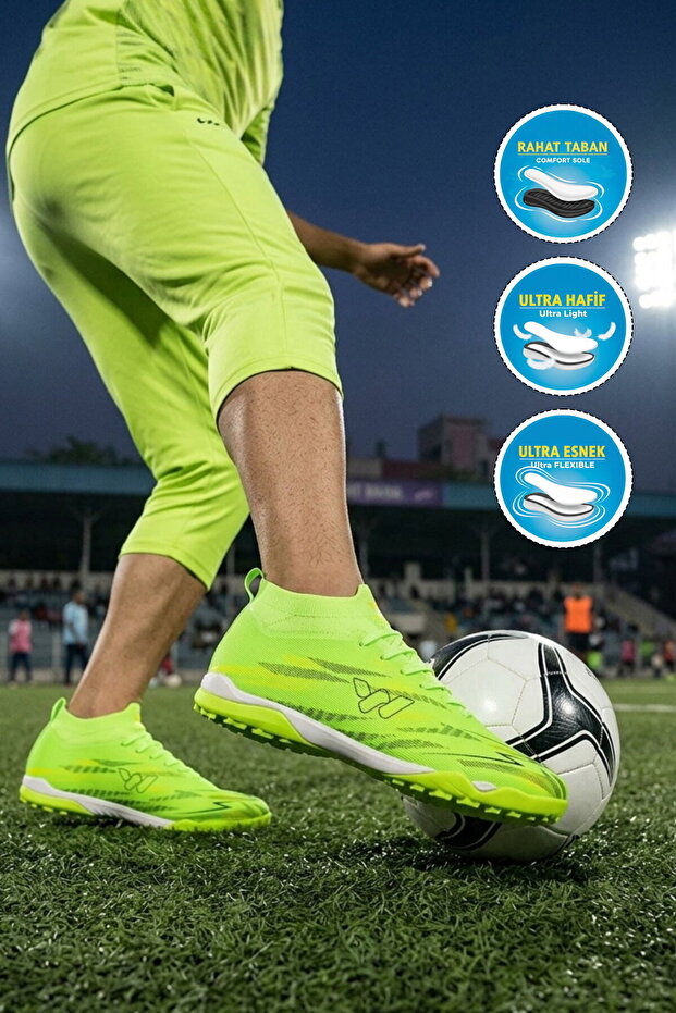 Green Imported Lightweight Men's Astroturf Field Shoes Strike m