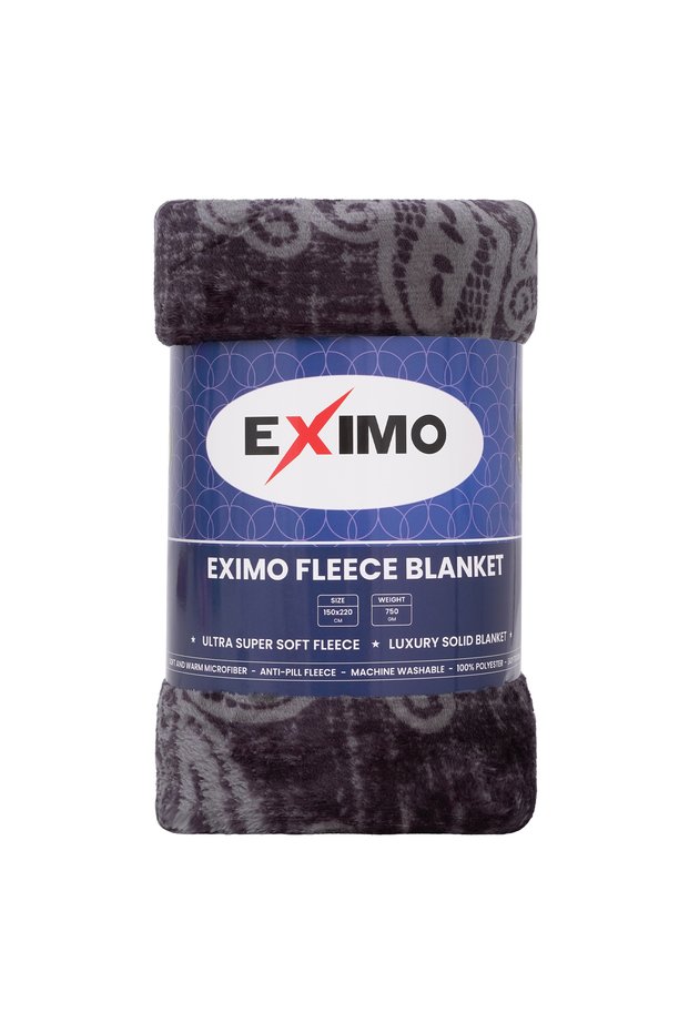EXIMO Ultra Soft Fleece Blanket 150x220 cm | Lightweight Warm Microfiber Polka Dot Blanket for Bed, Couch & Travel | Machine Washable Single AC Blanket, 750 GM