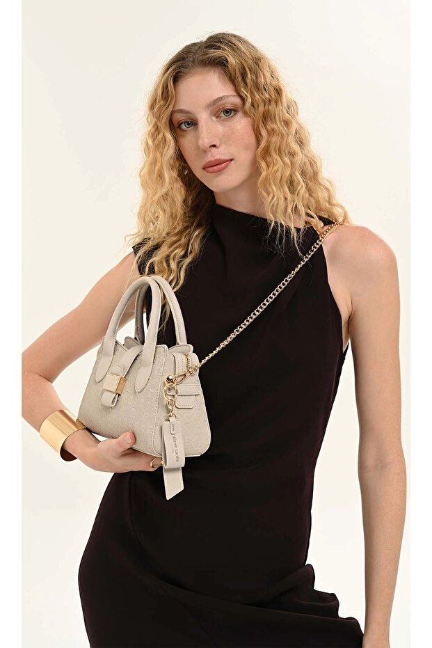 Beige Women's Shoulder Bag 05Pc26Y10620