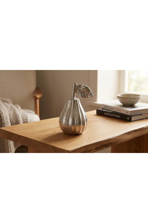 Silver Casting Pear Object (10X8X15 cm) - 2