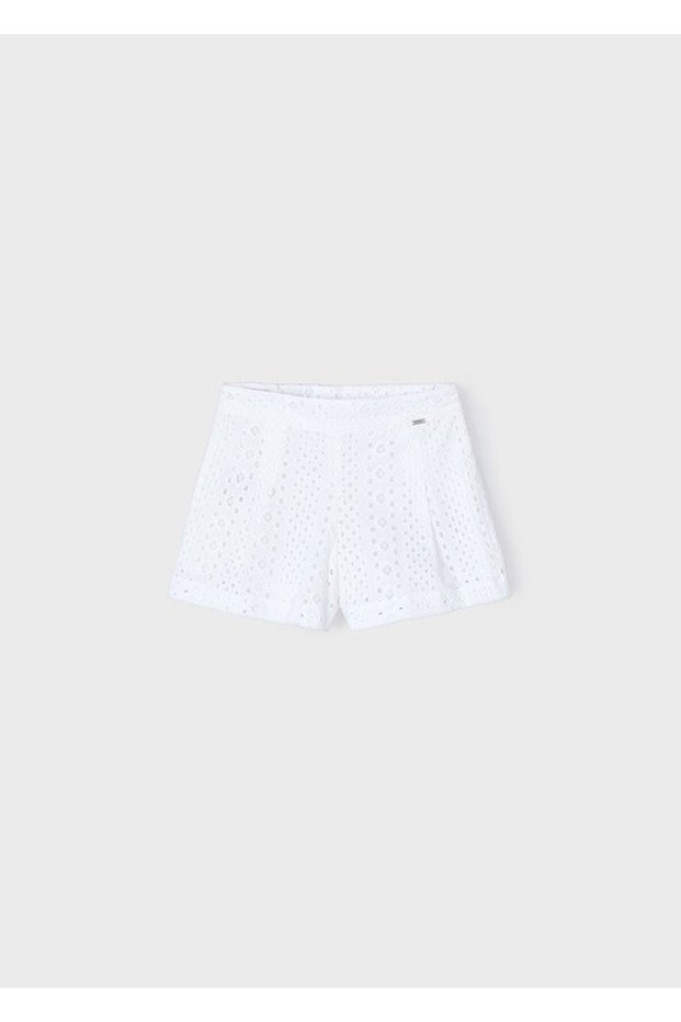 3285 Girl's White Shorts