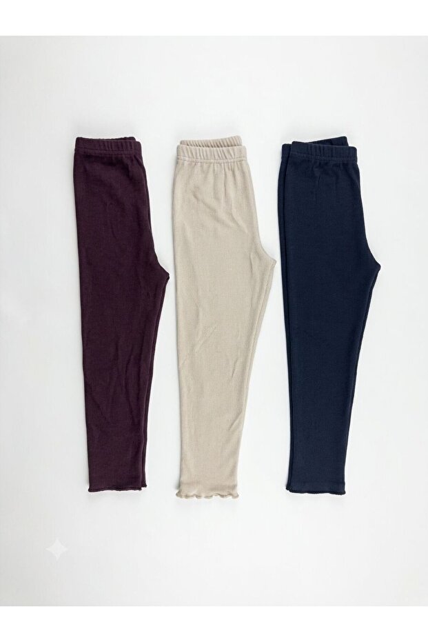 Ribbed Flexible Soft Full Summer Children's 3-Piece Tights