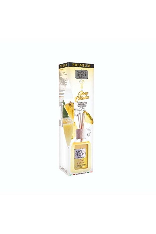 Sweet Home Fragrance Pina colada 100ML| Tropical Reed Diffuser for a Fresh & Relaxing Home Atmosphere