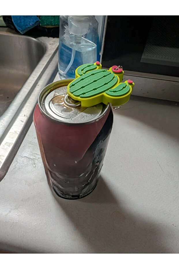 Can Opener Gas Beverage Can Cap Opener and Keychain