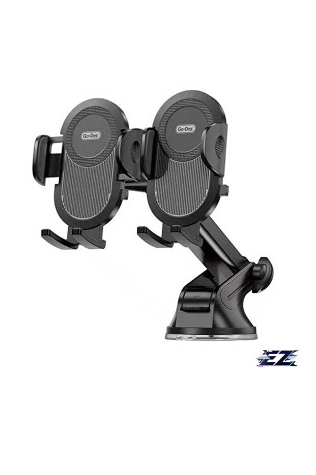 Dual Use Car Bracket – Versatile Mount for Dashboard & Air Vent (Black)