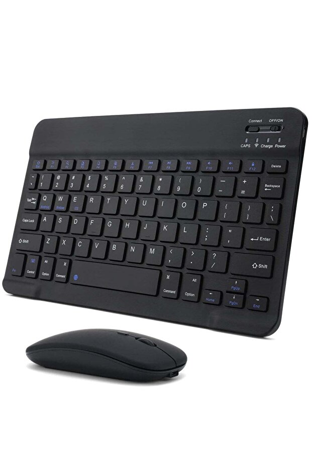 Rechargeable Bluetooth Keyboard and Mouse Combo Ultra-Slim Portable Compact Wireless Mouse Keyboard Set