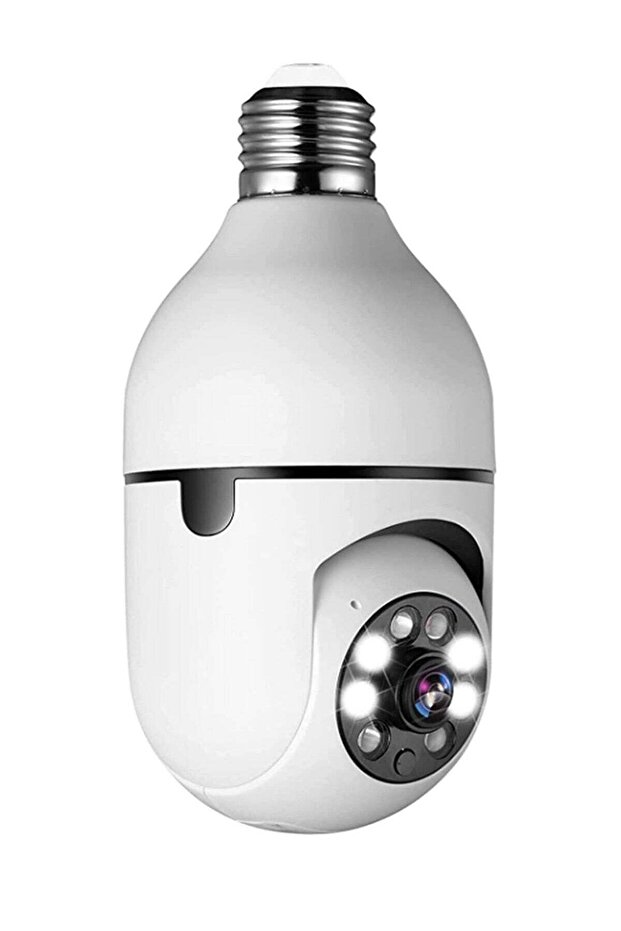 Pan Tilt Security Light Camera V380 130W dpi Smart Wireless WIFI Full Color Bulb Camera 2.4Ghz 360 Degree E27 Panoramic IP Camer