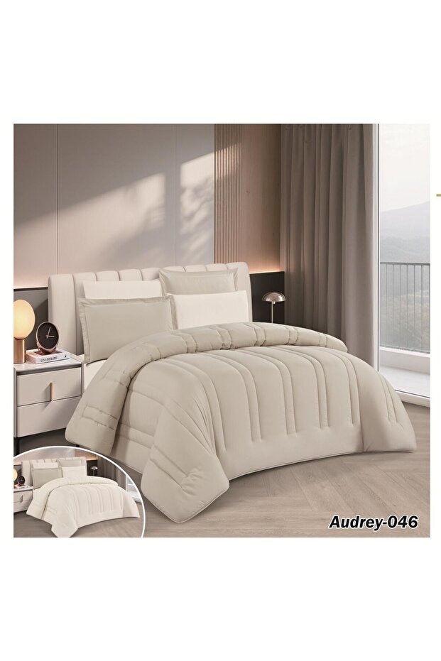 Nefren Plain Double Sided Microfiber Bedspread 230X250