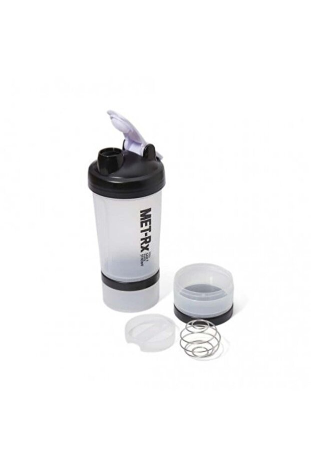 Protein Shaker Bottle white One Size