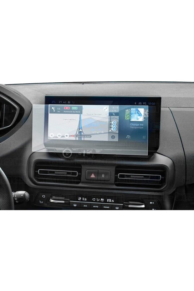 Toyota Proace City Compatible 10 Inch Navigation 9H Nano Screen Protector 2024-2025