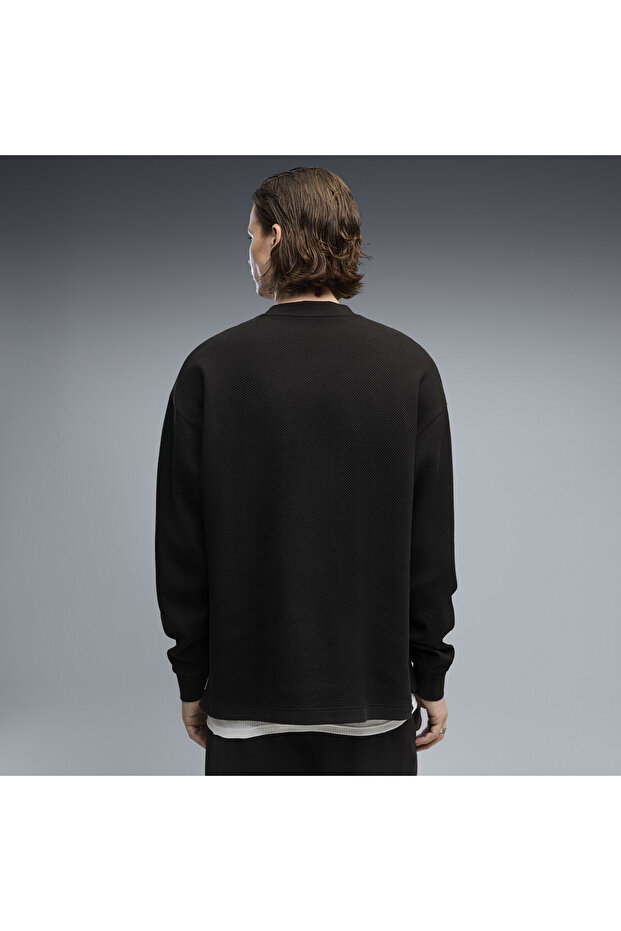 Mikina Essentials Elevated Relaxed Material Crew - 6