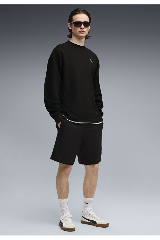 Mikina Essentials Elevated Relaxed Material Crew - 1