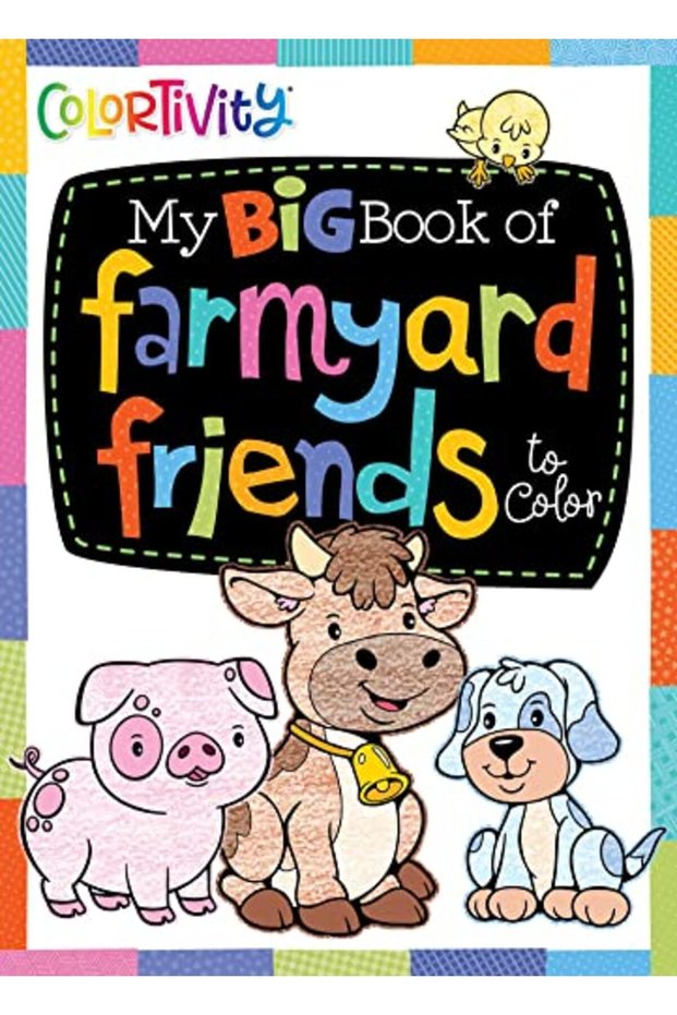 My Big Book Of Farmyard Friends To Color
