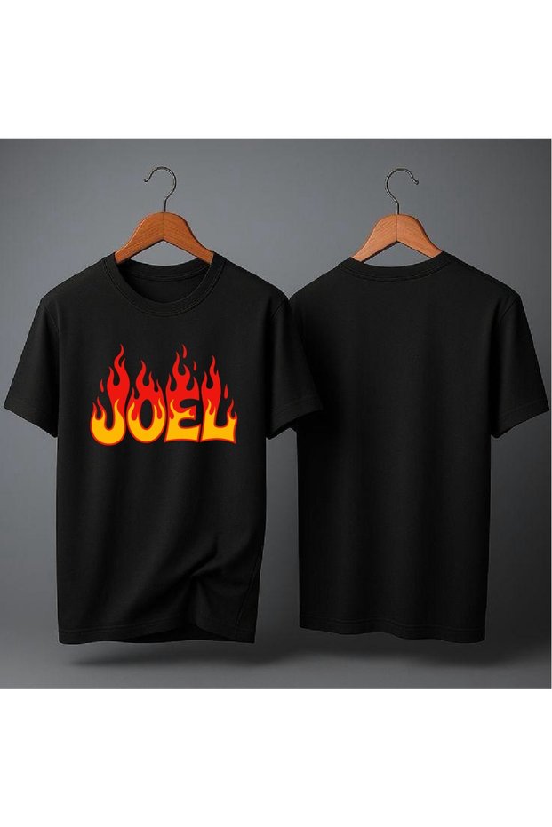 Joel Flame Print Oversized T-Shirt
