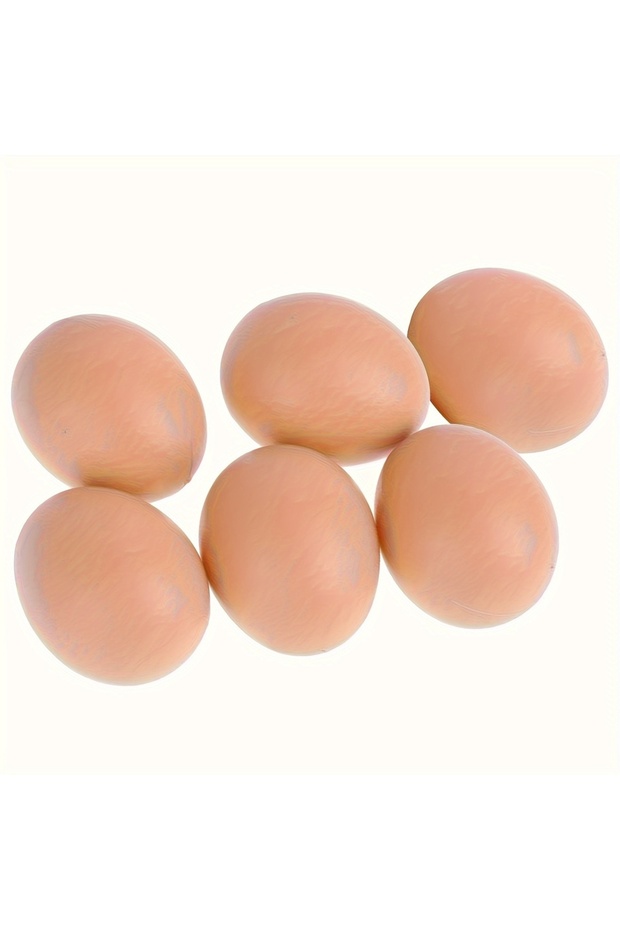 6pcs 6PCS Artificial Egg Boxes-Perfect for Chicken Coop Decoration and Farm Animal Supplies,Cage Acc