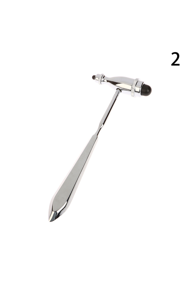 2 Zinc Alloy Percussion Hammer Neurological Reflexes Diagnostic Mallet Medicals Examination Hammer .