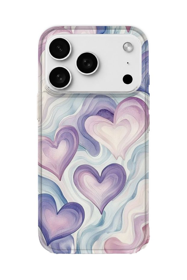 iPhone 17 Pro Compatible Printed Transparent Phone Case |   Collection: Pastelbloom Soft Series