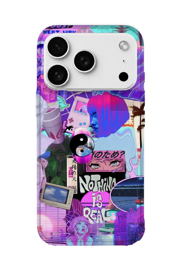 iPhone 17 Pro Max Compatible Printed Transparent Phone Case | Collection: Neondream District