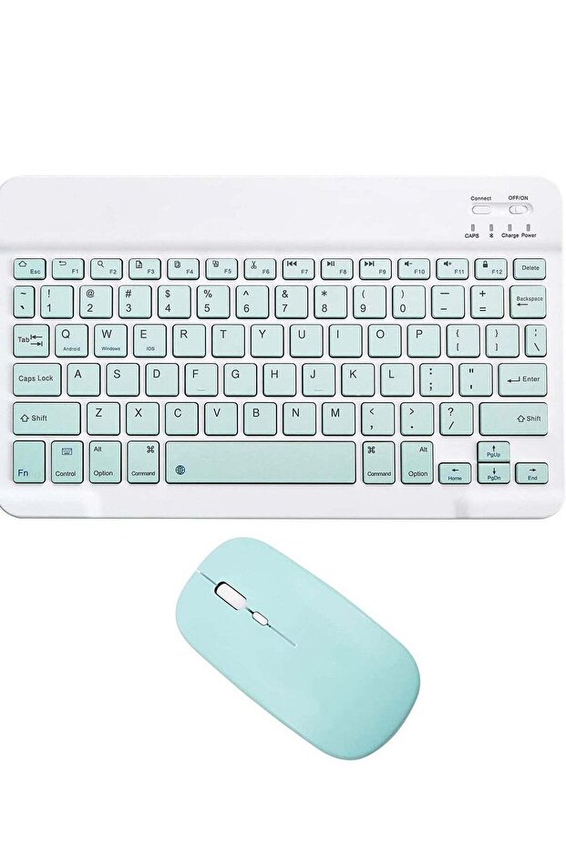 Ultra-Slim Bluetooth Keyboard and Mouse Combo Rechargeable Portable Wireless Keyboard Mouse