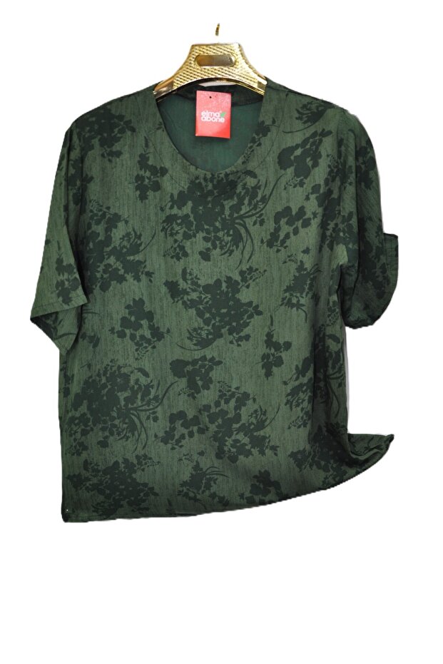 Plus Size Women's Viscose Kisakol Shirt Bluz